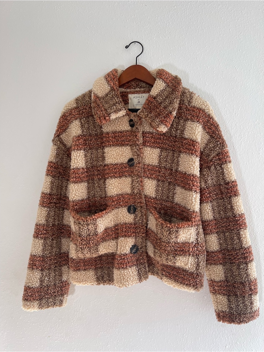 Plaid Teddy Jacket